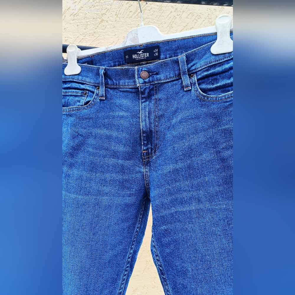 Hollister epic flex slim straight jeans made in Mexico - Picture 5 of 17